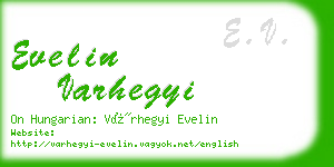 evelin varhegyi business card